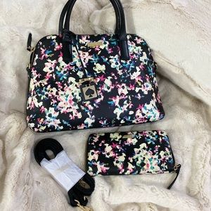 SOLD! Kate Spade Dome Satchel Handbag & Wallet Set